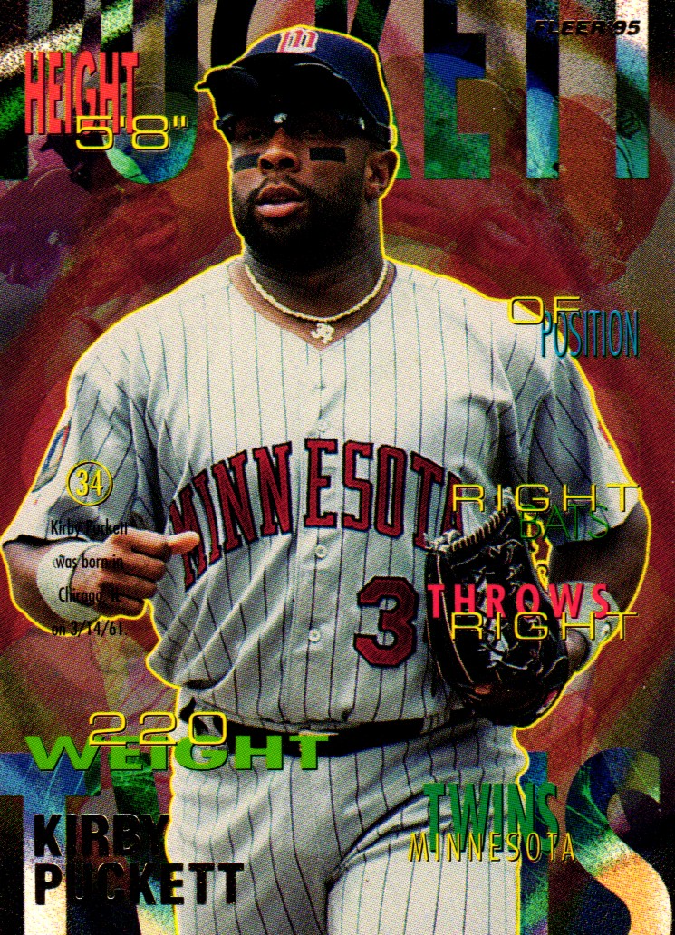 1995 Fleer #212 Kirby Puckett