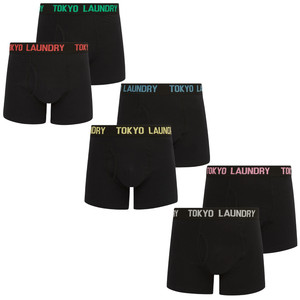 Tokyo Laundry Boxer Uomo In Microfibra – Confezione Da 2, Nero, Elasticizzati E Leggeri!
