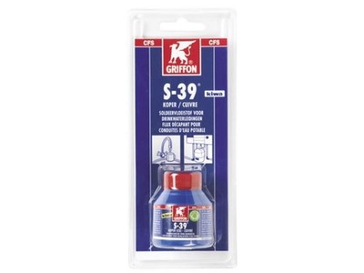 Griffon Lötflüssigkeit S-39 80 ml, Lötflussmittel Kupfer Flussmittel für Metall,