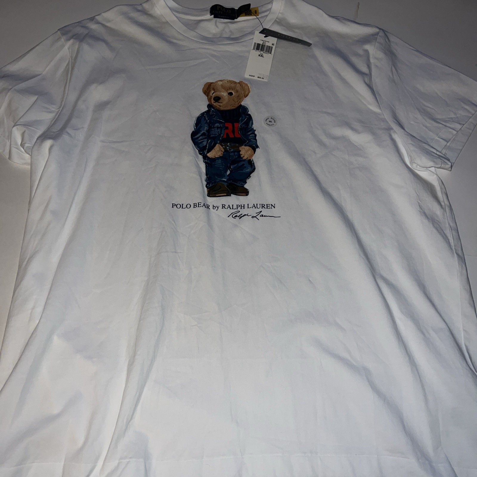 Polo Ralph Lauren Classic Men’s Preppy Bear Jersey T Shirt Sz 2XL MSRP $70 NEW