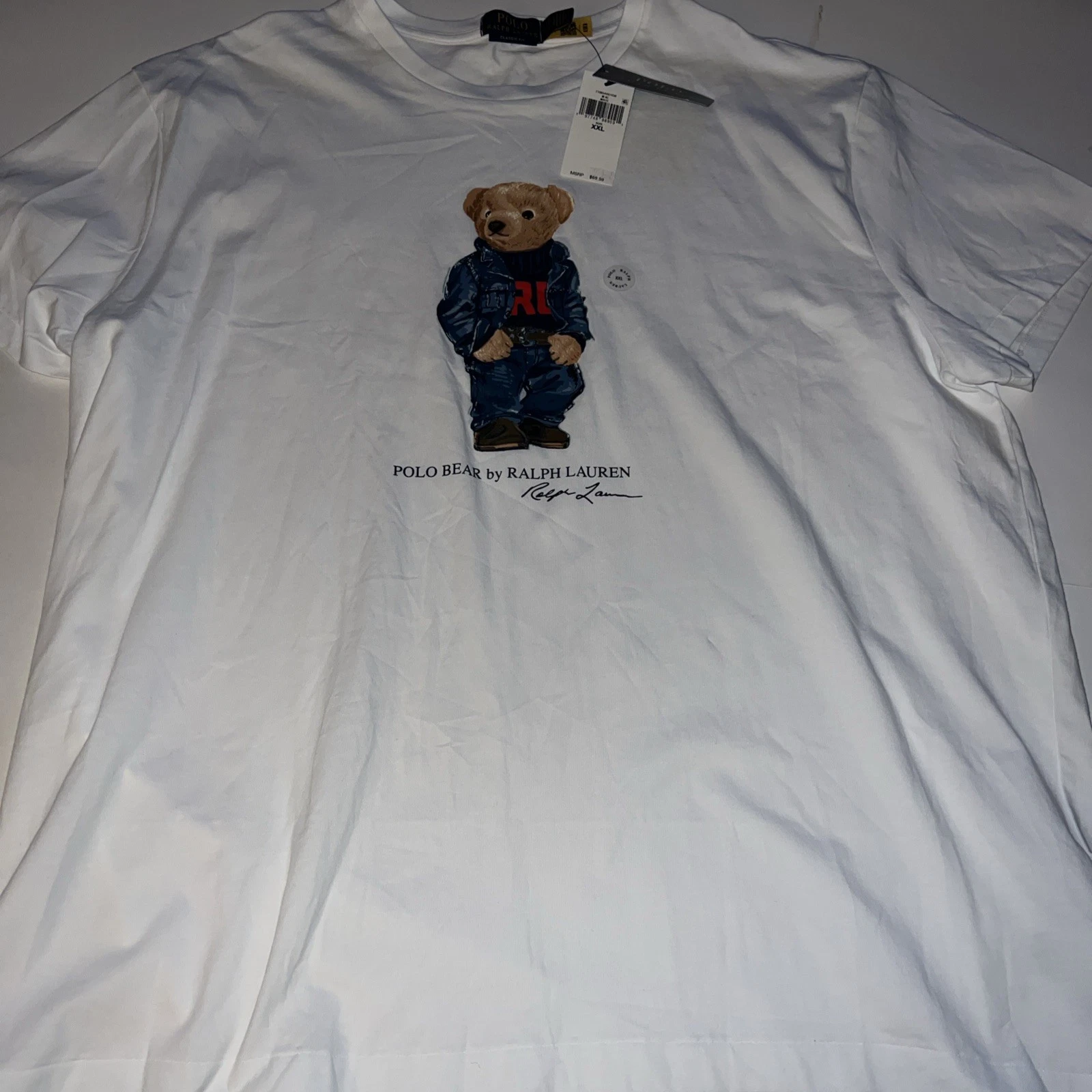 Polo Ralph Lauren Classic Men’s Preppy Bear Jersey T Shirt Sz 2XL MSRP $70 NEW