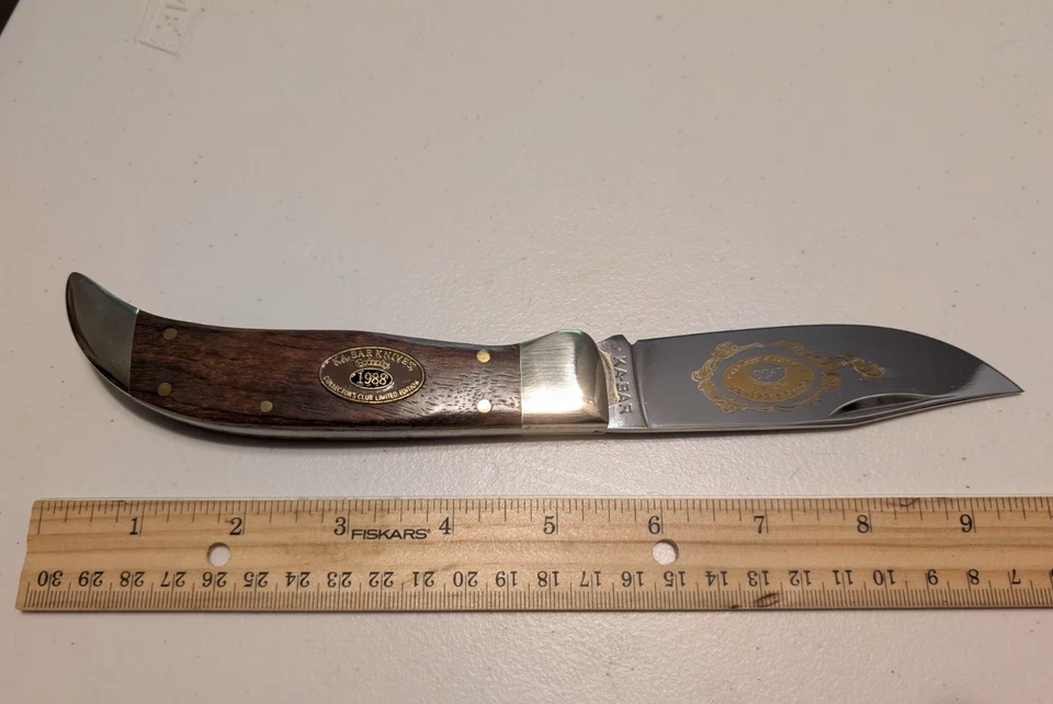 Ka-Bar Collector's Club 1988 年灰熊俱乐部刀全新带盒系列 #6877 — 第 2/4 张图片