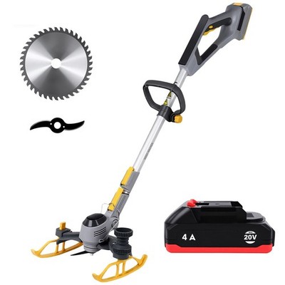 Brushless Brush Cutter Cordless Weed Trimmer Garden Weeder w/ LCD＆4.0Ah Battery