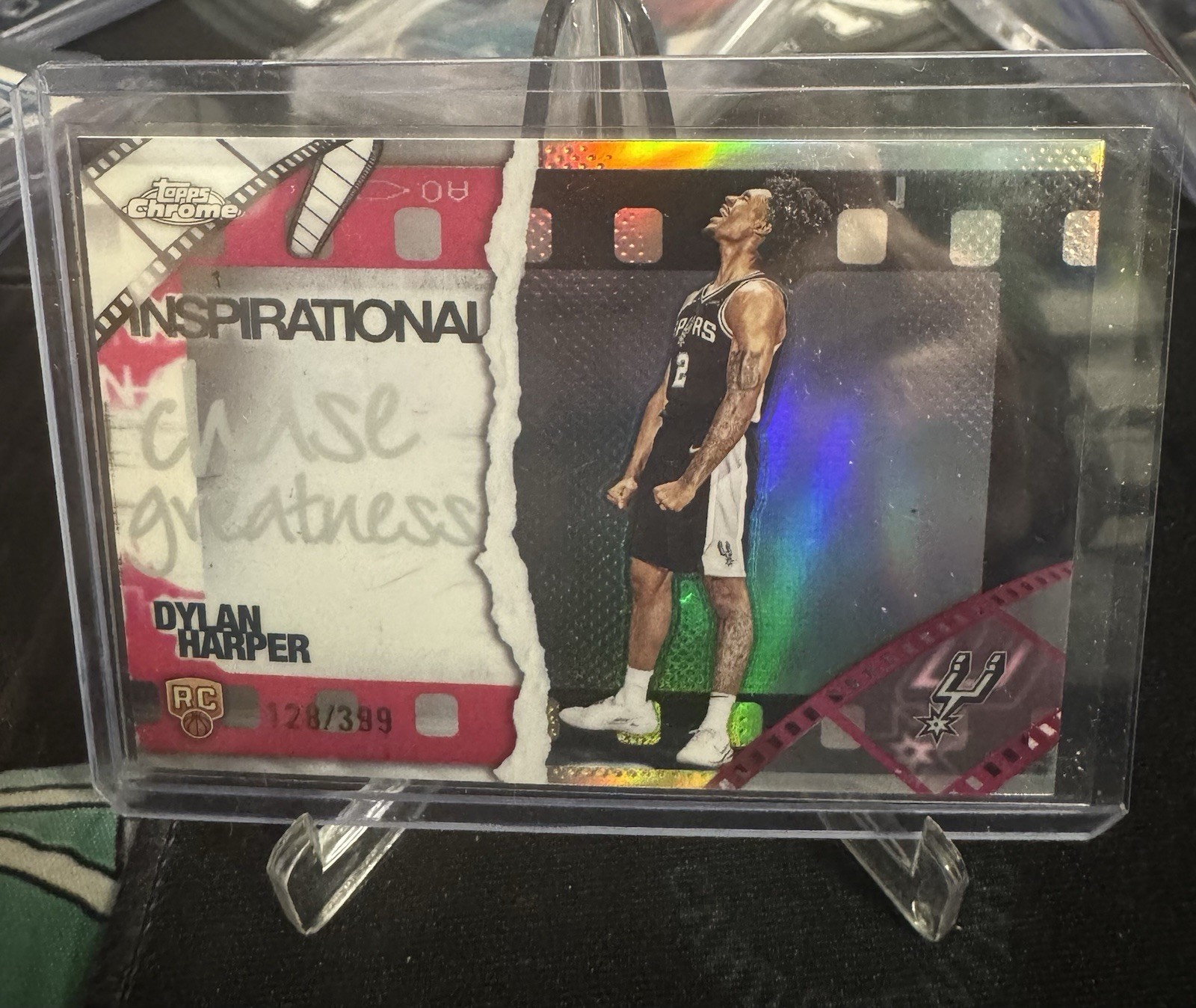 2025/26 topps chrome dylan harper Inspirational 128/399