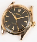 Vintage 1954 Rolex Ref 6584 Oyster Perpetual Man's Watch 14k Gold Runs!