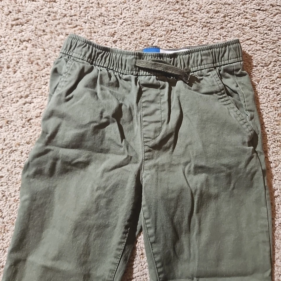 Pantalones Jogger OLD NAVY Niño Talla Grande 10-12 Oliva Cordón Sarga Foto 2 de 4