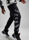 Jordan Flight MVP Men's Fleece Pants Black White / Cardinal Red/Sail