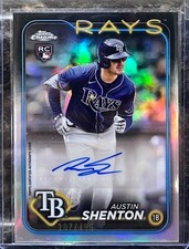 2024 Topps Chrome Update Series -Autographs Austin Shenton Refractor /499 ROOKIE