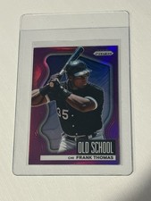 2022 Prizm Frank Thomas Old School Purple #OS-3 White Sox