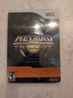 Metroid Prime Trilogy Collector's Edition SteelBook Wii Complete in Sleeve.