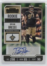 2023 Panini Contenders Rookie Opening Kickoff Ticket Bryan Bresee #220 Auto 03tv
