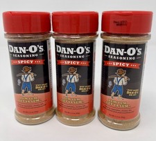 Dan-O's Spicy Seasoning Red Top Low Sodium No MSG danos 3.5 oz x 3 Pack