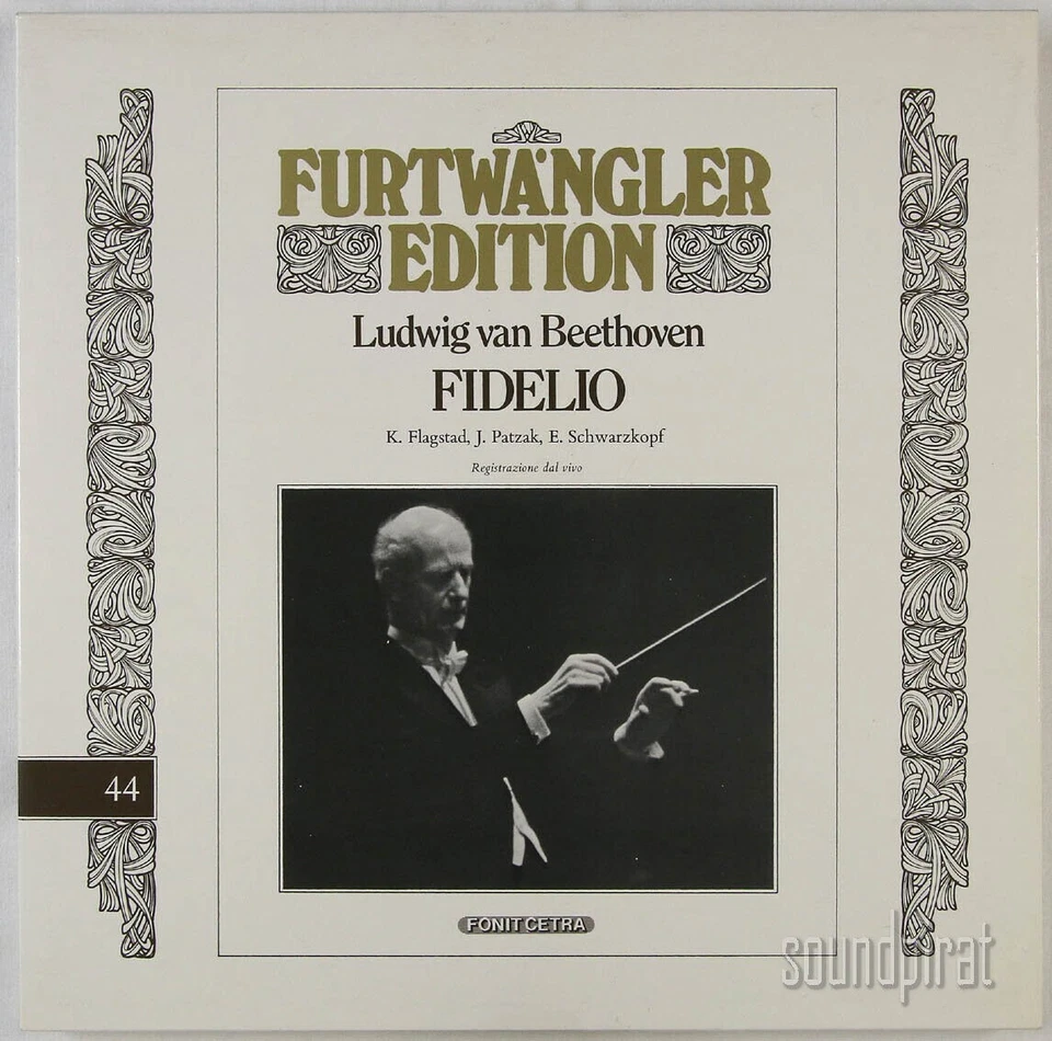 WILHELM FURTWANGLER & FLAGSTAD BEETHOVEN FIDELIO FONIT CETRA 3 LP BOX FE 44 NM - Image 3 of 4
