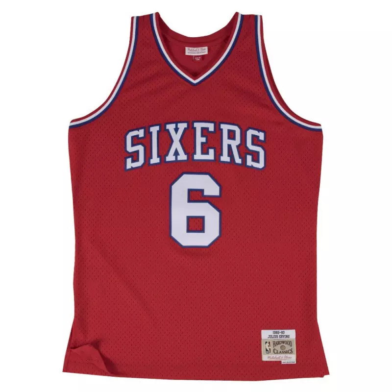Maillot NBA swingman Julius Erving Sixers Mitchell & Ness retro