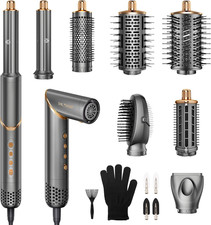 8 in 1 Hair Styler  Air Dryer Wrap Curler, High-Speed Negative Ionic Foldable H