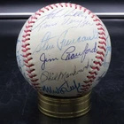 1976 Detroit Tigers Team Signed Baseball Mark Fidrych +23 Autograph ZJ22930