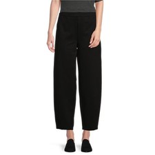 Eileen Fisher Tencel Lyocel Knit Jersey Stretch Pull On Lantern Pant - Black M