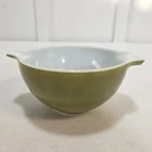 Vintage Pyrex Cinderella Avocado Green Mixing Bowl #441  1 1/2 Pt Ovenware USA