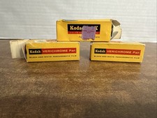 3 NOS 1960s Kodak Film Verichrome Pan VP 620 Black White CX620 Kodacolor-X