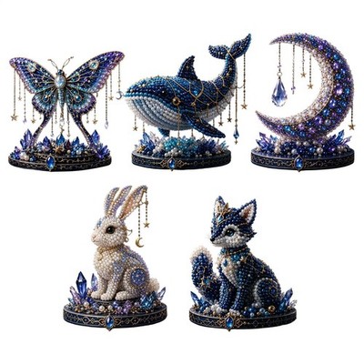 Mondkatze Luna Guardian DIY Perlenset 3D-Perlen-Tier-Bastelset
