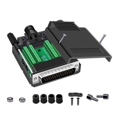 DB44 Solderless Male RS232 Serial Adapters, HDB44 Male D-SUB to 44Pin 3Row Te...