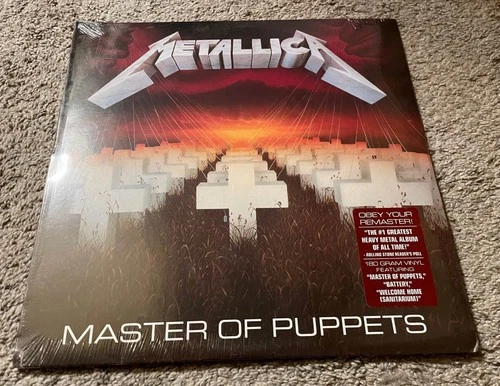 Metallica - Master of Puppets 180 gram vinyl LP NEW SEALED