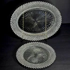 Vintage Miss America by Anchor Hocking Platter and 8" Plate
