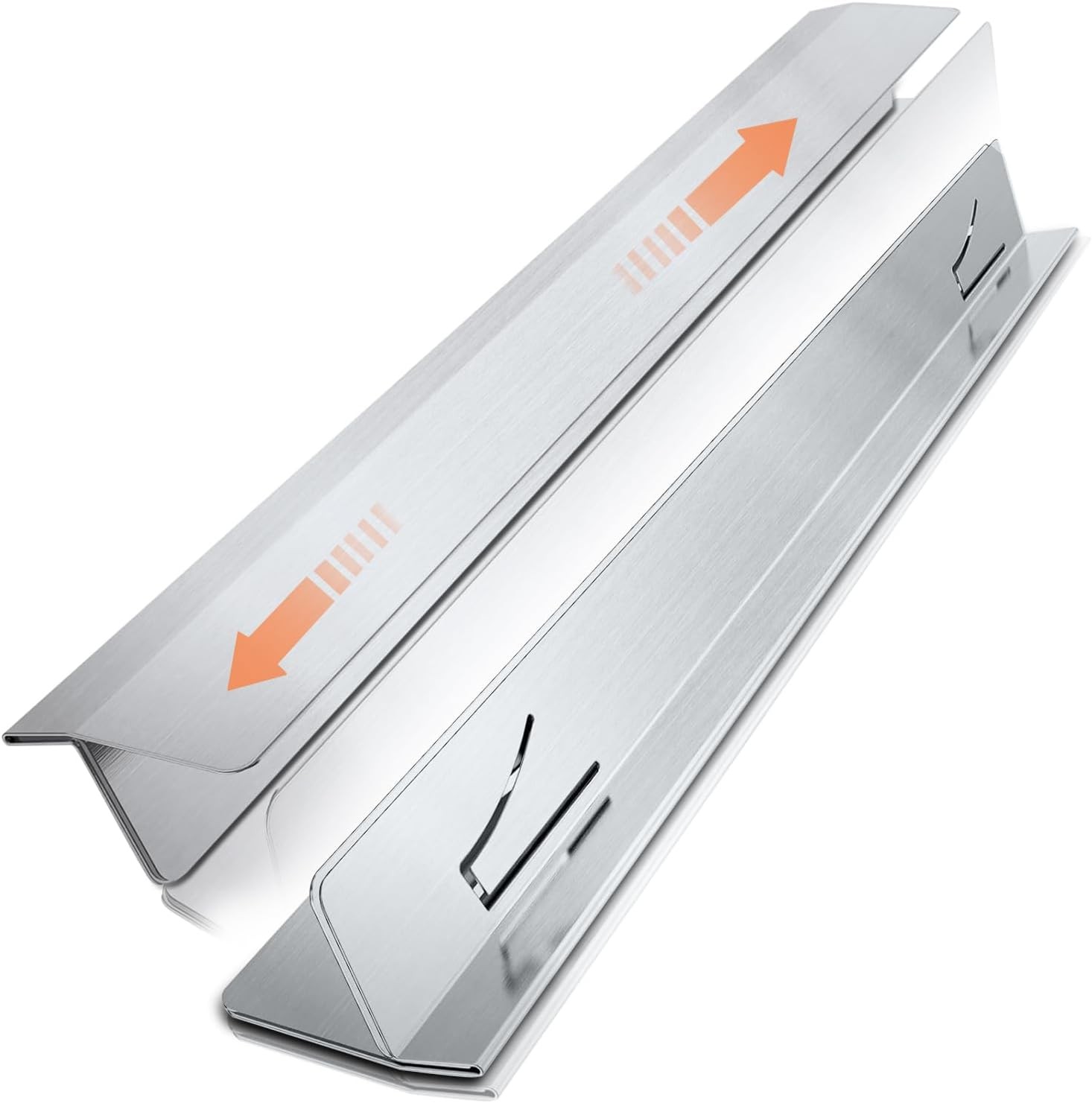 2Pack Kitchen Stove Counter Gap Covers, Stainless Steel Cooker Gap Filler, ""T""