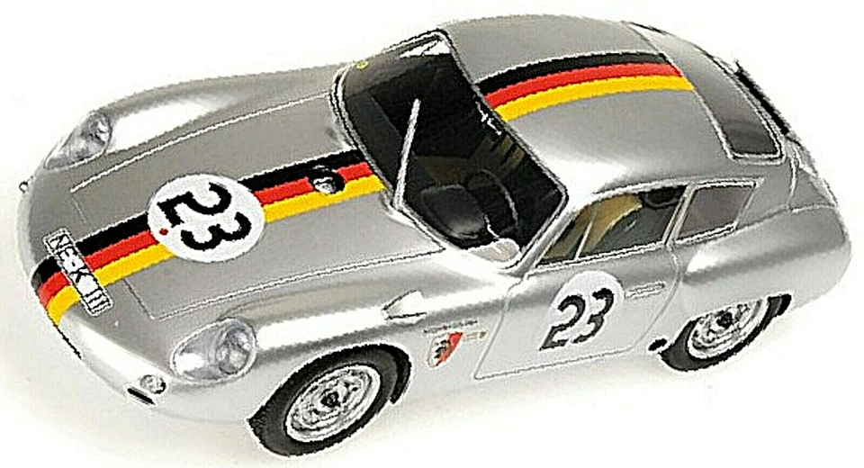 Porsche 356 B 1600 GS Carrera GTL Abarth GP Solitude 1962 #23 1:18 Minichamps - Image 4 of 4