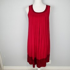 Banana Republic Dress, Size m Lace sleeveless silk satin trim 