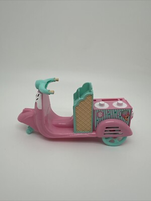 Shopkins Gelati Pink Green Girl And Toy Bike Ice Cream Scooter NO Accessories 98