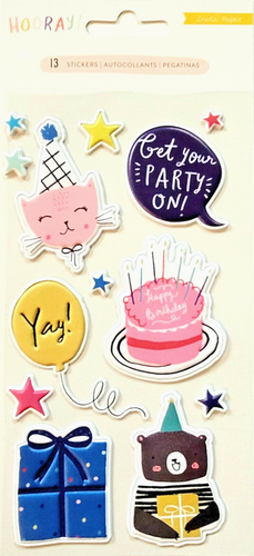 Crate Paper [ HOORAY! ] 12 x 12 Paper & Embellishments (C)  Save 60% - Picture 4 of 11