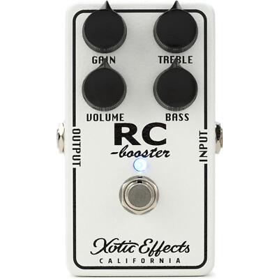 Mint Xotic F/X 20th Anniversary RC Booster Classic Clean Boost Gtr. F/X Pedal