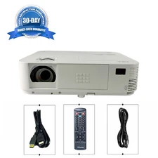 NEC M323X DLP Projector Professional 3200 ANSI HD HDMI 4K Crestron w/Bundle