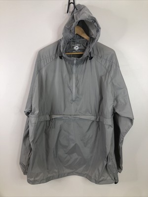 Old Navy Men's XL Gray Hooded Nylon 