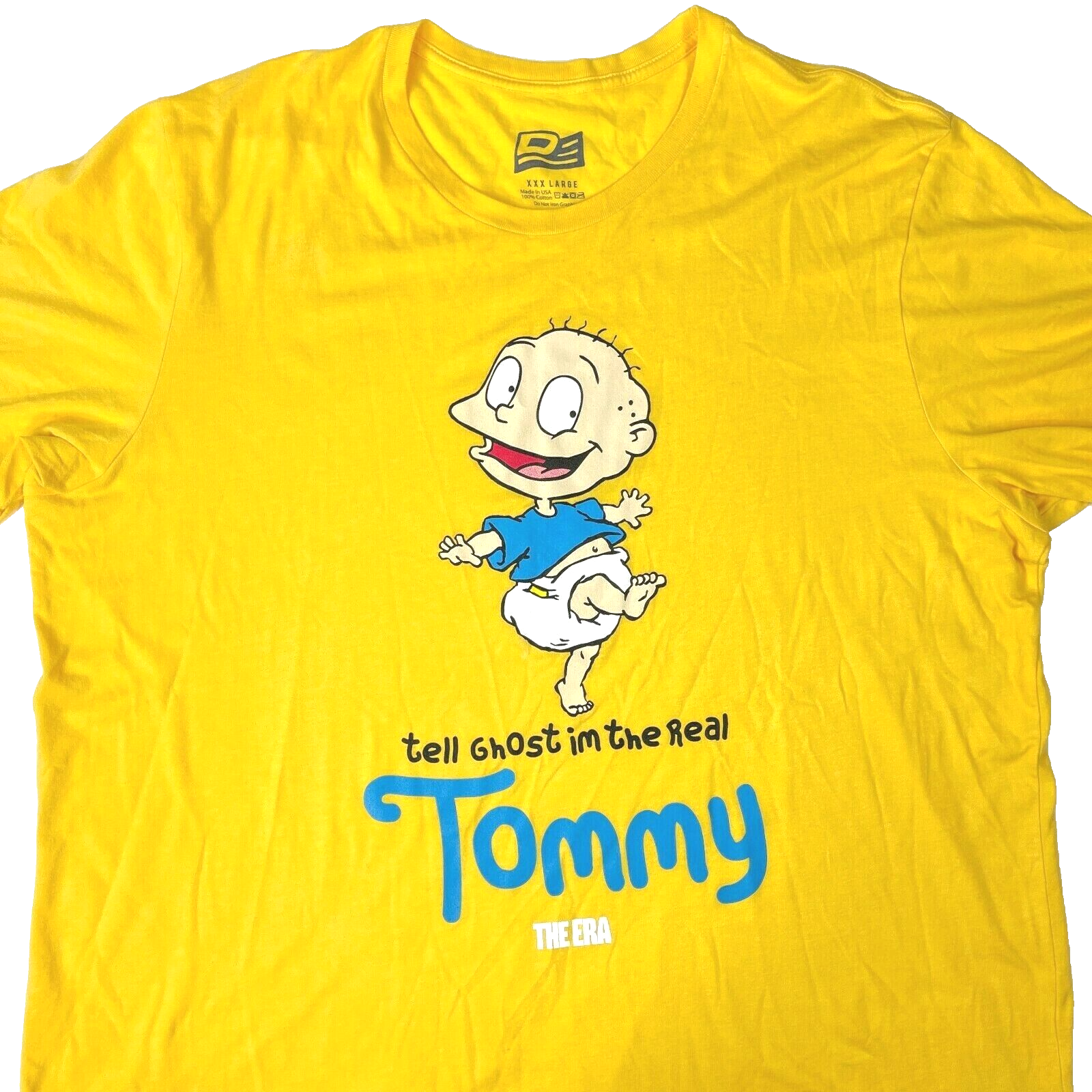 Tommy Rugrats The Era Tell Ghost Im The Real 3XL Mens Vintage T-Shirt USA Lowbrow