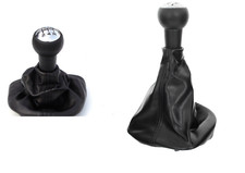 für PEUGEOT 406 407 SCHALTKNAUF SCHALTHEBEL + SCHALTSACK RACHMEN 5 GANG CHROM
