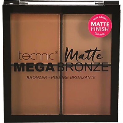 TECHNIC Mega Matte Make-Up Long Lasting Bronze Bronzer Palette Vegan 11,2g *NEU*