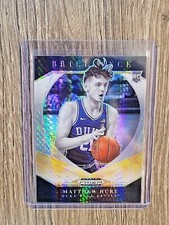2021 Prizm Draft Picks MATTHEW HURT #12 RC BRILLIANCE Silver Hyper PRIZM DUKE