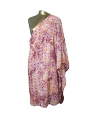 NWT Oddy The Perfect Pink Dress Womens Size 3X Sheer Off The Shoulder 213-29110