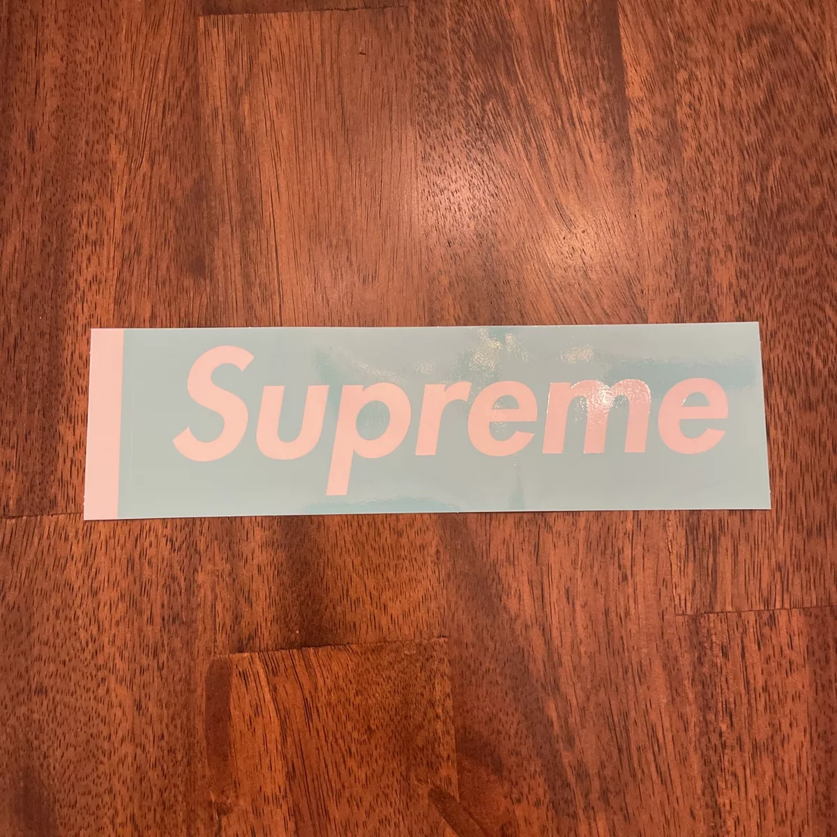 Supreme Tiffany Box Logo Sticker Pristine Fall Winter 2021