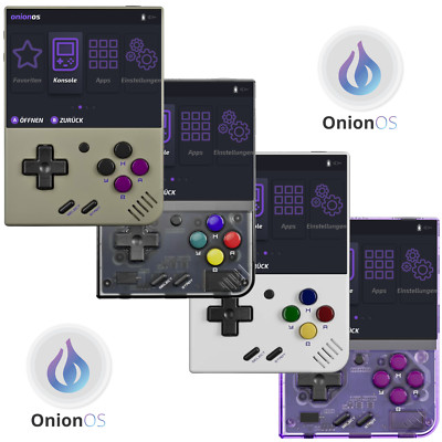 Miyoo Mini Plus Retro Handheld-Konsole mit OnionOS 4.3.1 +Tiny Best Set: Go -NEU
