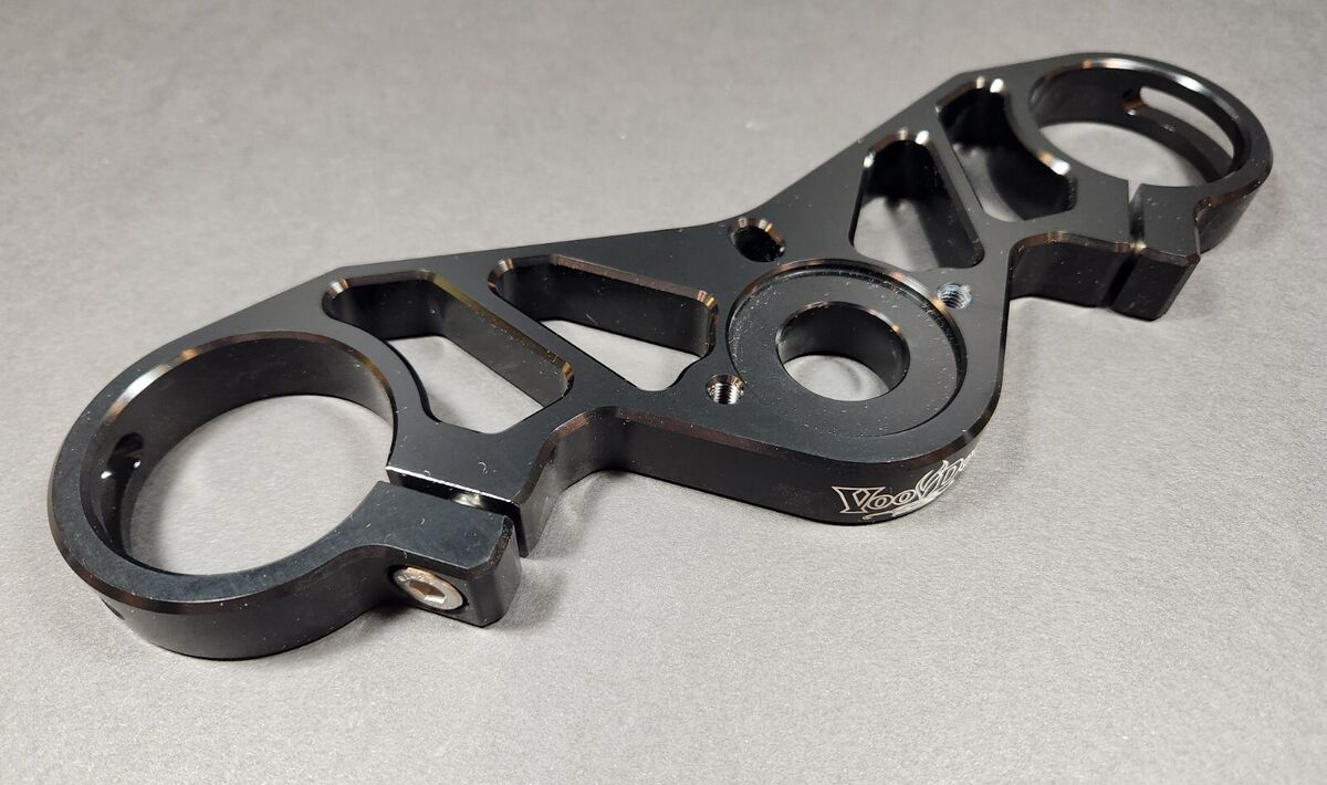 VooDoo Lowering Top Triple Tree ZX14 ZX14R 06-25 Billet Alum VooDoo Lowering Top Triple Tree ZX14 ZX14R 06-25 Billet Alum