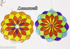 Suncatcher, Fensterbild, Mandala 15 cm Durchmesser