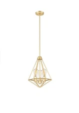 Millennium Lighting Dawes 3 Light Pendant- Cage/Abstract Modern Design, Dimmable