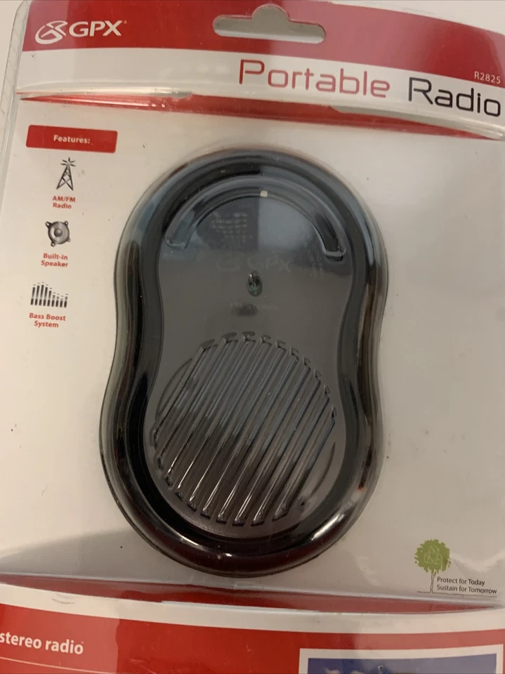 GPX R2825 AM FM Portable Pocket Radio Black - Image 4 of 4