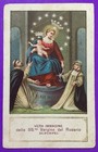 Santino Holy Card, Vraie Image De La Vierge Du Saint Rosaire -Rif. 10356