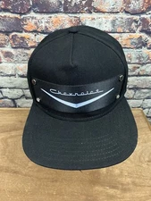 Chevrolet Buckle Down Black Snapback Baseball Hat Cap