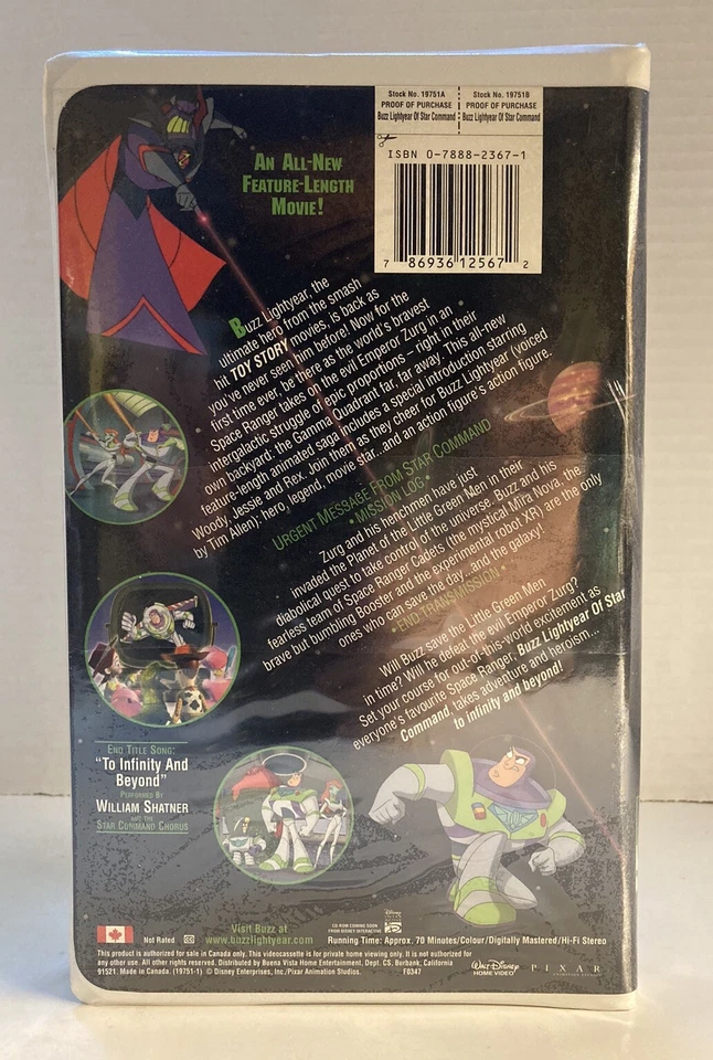 Buzz Lightyear of Star Command: The Adventure Begins, Holographic Cover - Sealed - Image 3 of 4
