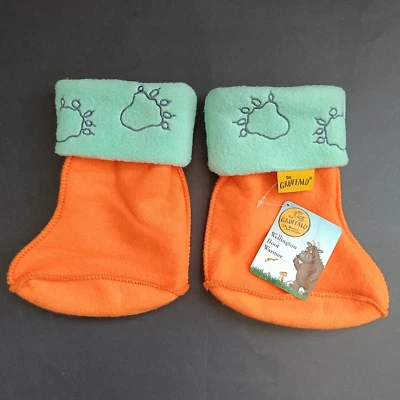 THE GRUFFALO Gruffalo Wellington Boot Warmer Liner Wellie Welly Fleece Fabric One Size Briers